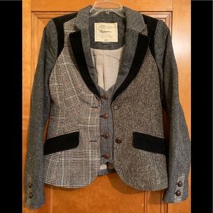 Multi-fabric blazer from Anthropology